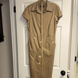 Liz Claiborne Cream Puff Sleeve Dress